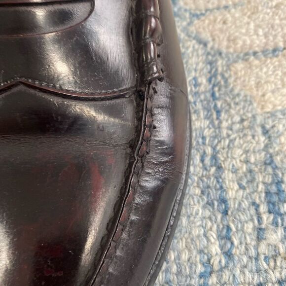 Johnston & Murphy Men\'s Hayes Penny Burgundy  Shoes  Size 11 main image 4